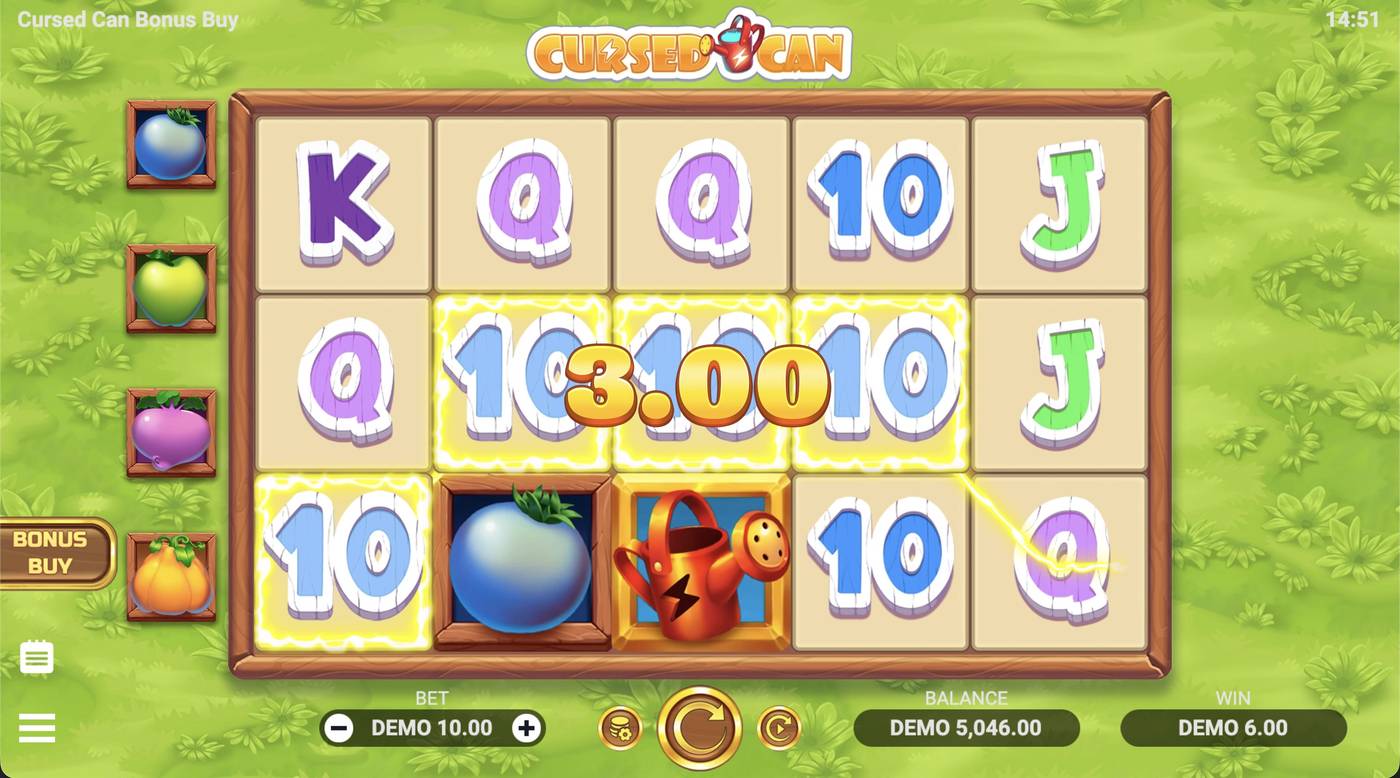 Cursed Can Bonus Buy: image of winning