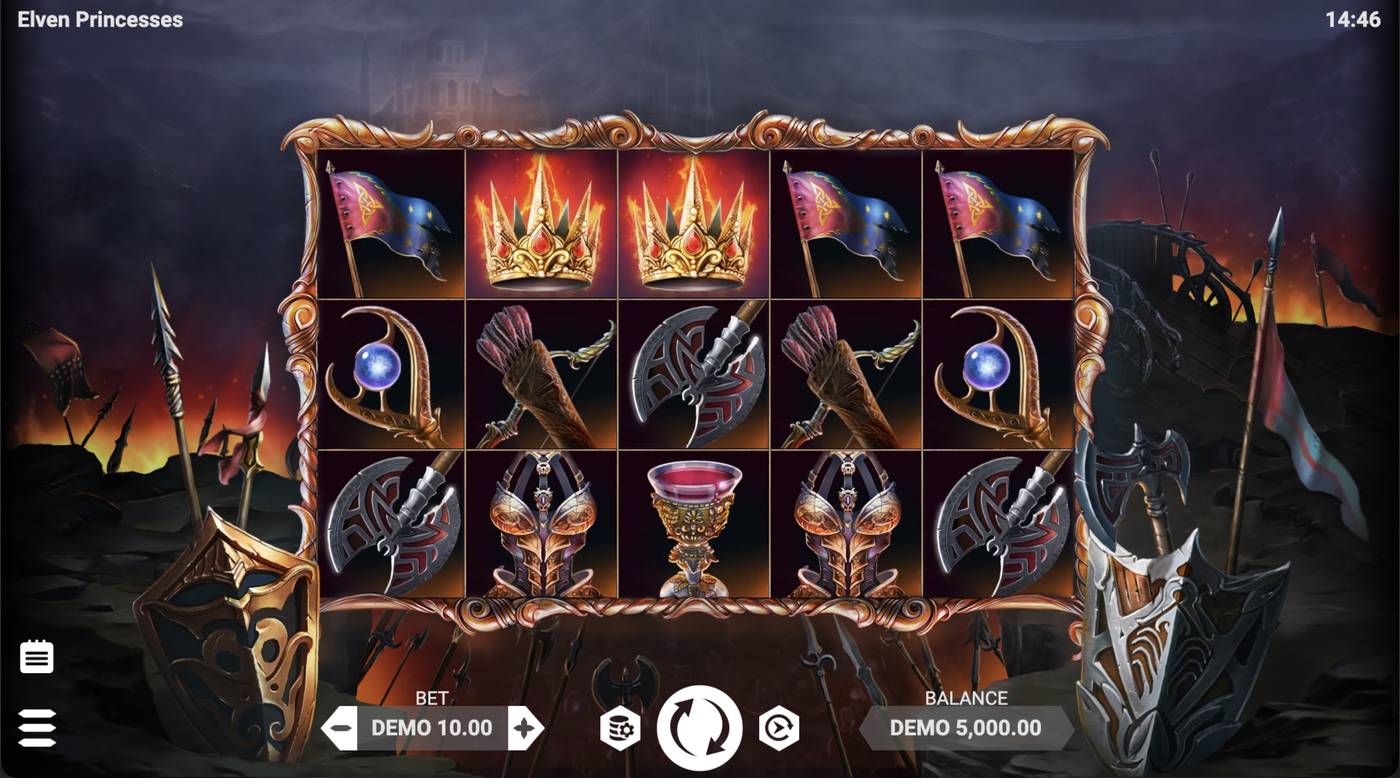 Elven Princesses: image of main menu
