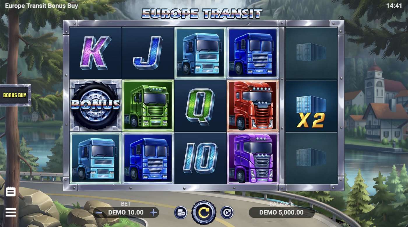 Europe Transit Bonus Buy: image of main menu
