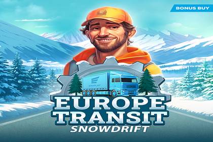 Europe Transit Snowdrift Online Slot Logo