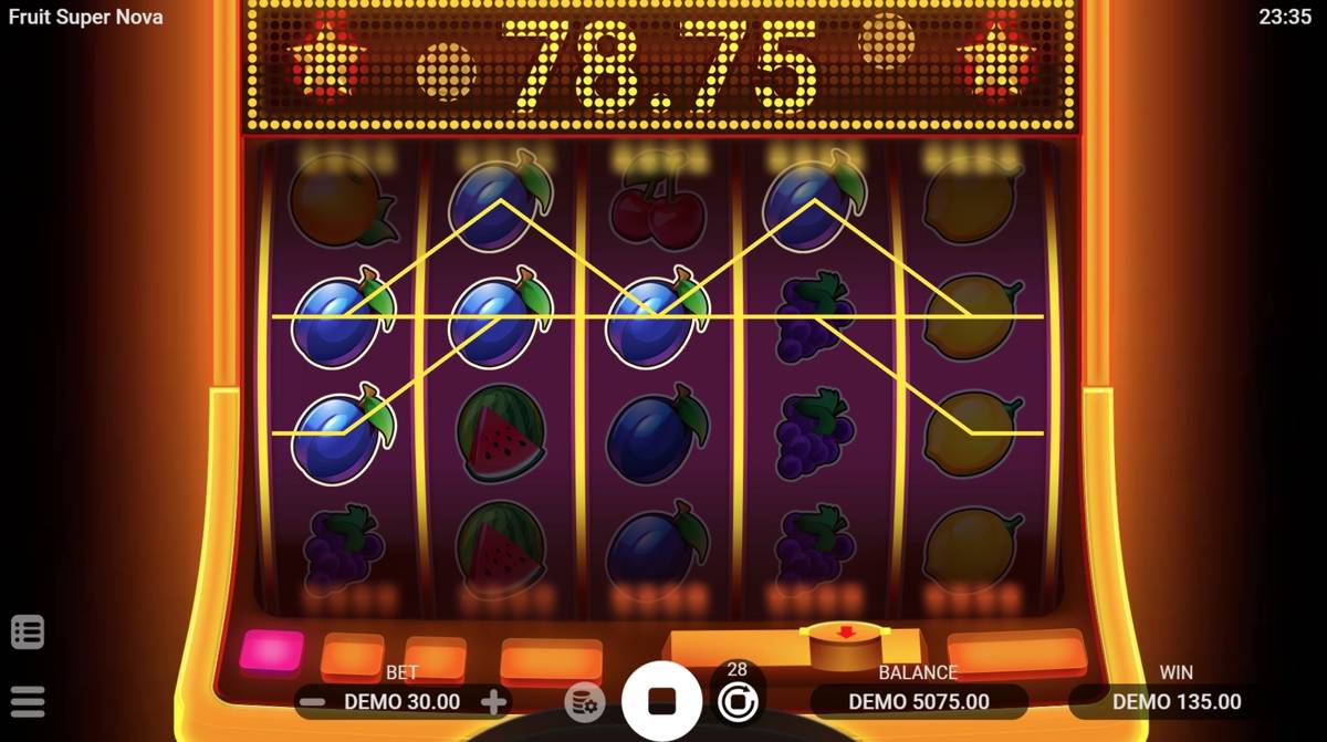 Fruit Nova Super: image of winning