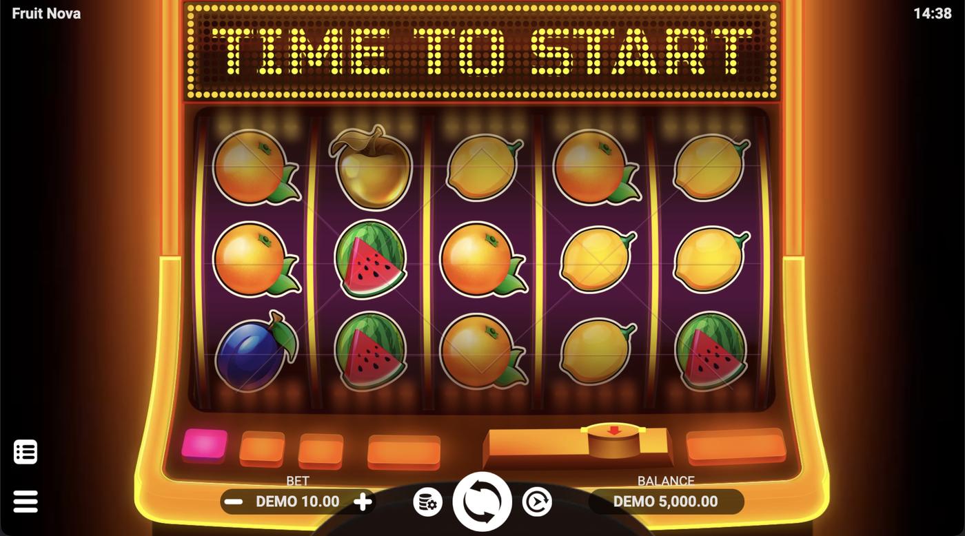 Fruit Nova: image of main menu