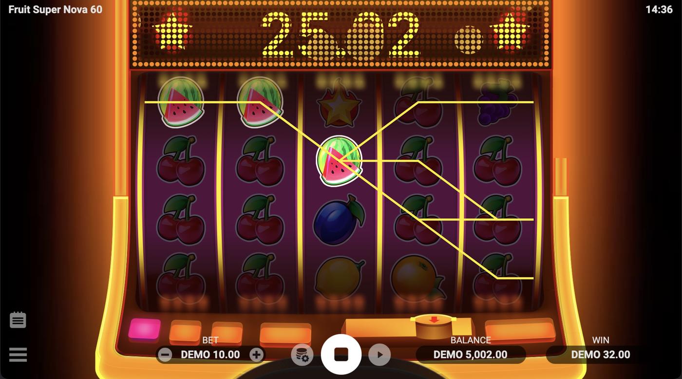 Fruit Super Nova 60: image of winning