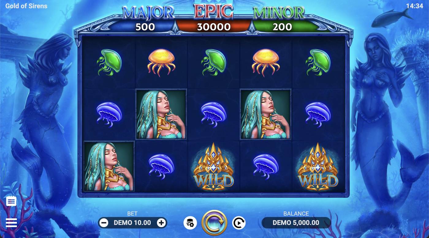 Gold of Sirens: image of main menu