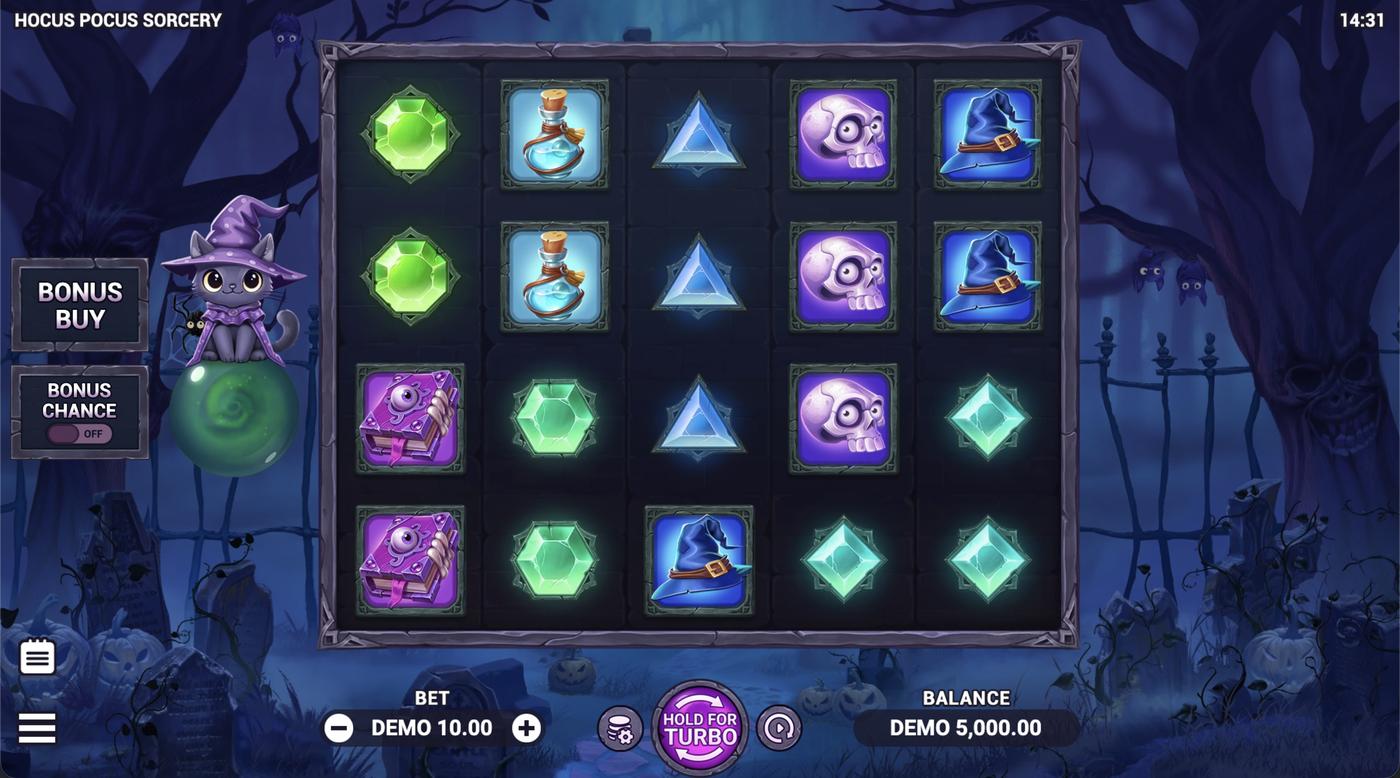 Hocus Pocus Sorcery: image of main menu