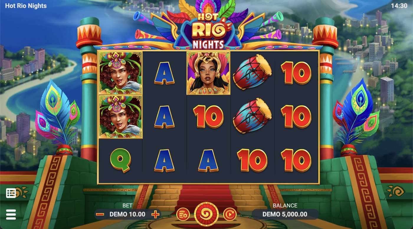 Hot Rio Nights: image of main menu