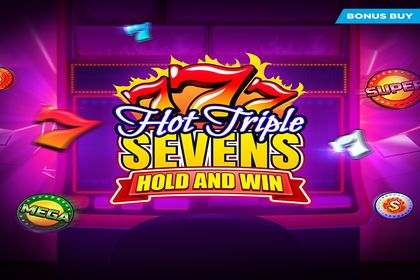 Hot Triple Sevens Hold & Win Online Slot Logo