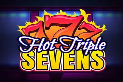 Hot Triple Sevens Online Slot Logo