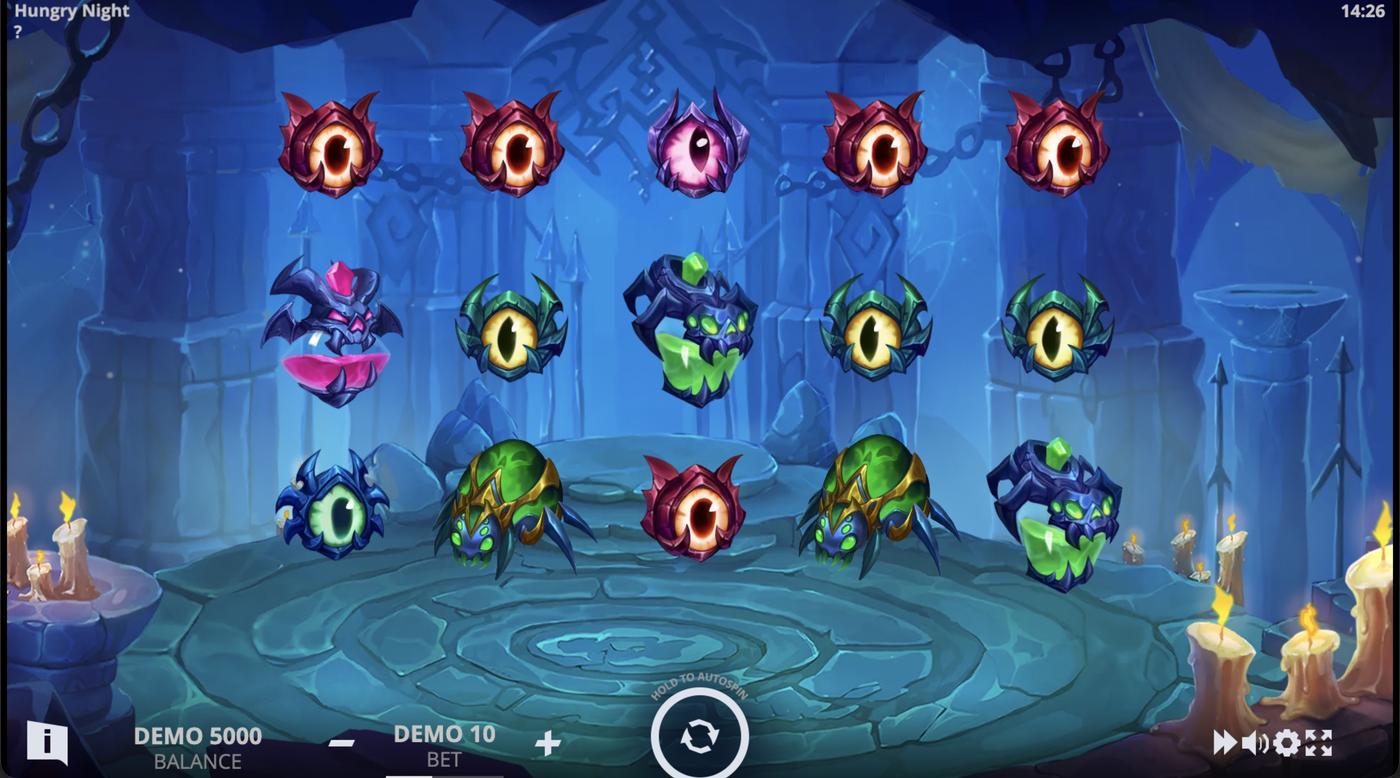 Hungry Night: image of main menu