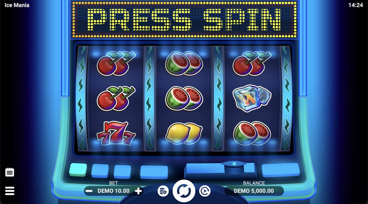 Ice Mania: image of main menu