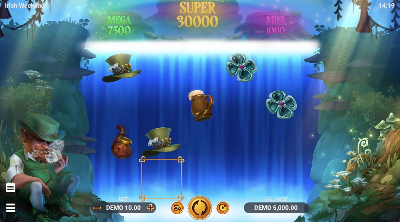 Irish Weekend: image of main menu