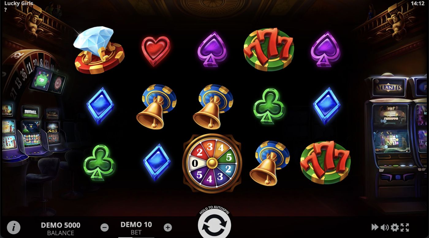 Lucky Girls: image of main menu