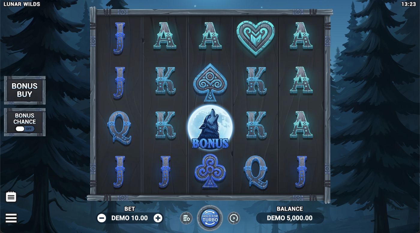 Lunar Wilds: image of main menu