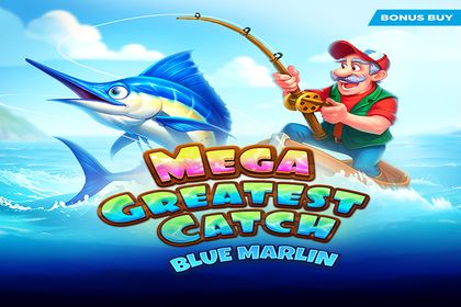 Mega Greatest Catch Blue Marlin Online Slot Logo