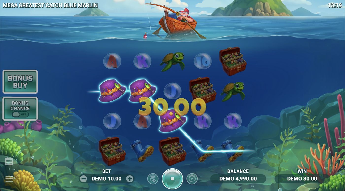 Mega Greatest Catch Blue Marlin: image of winning