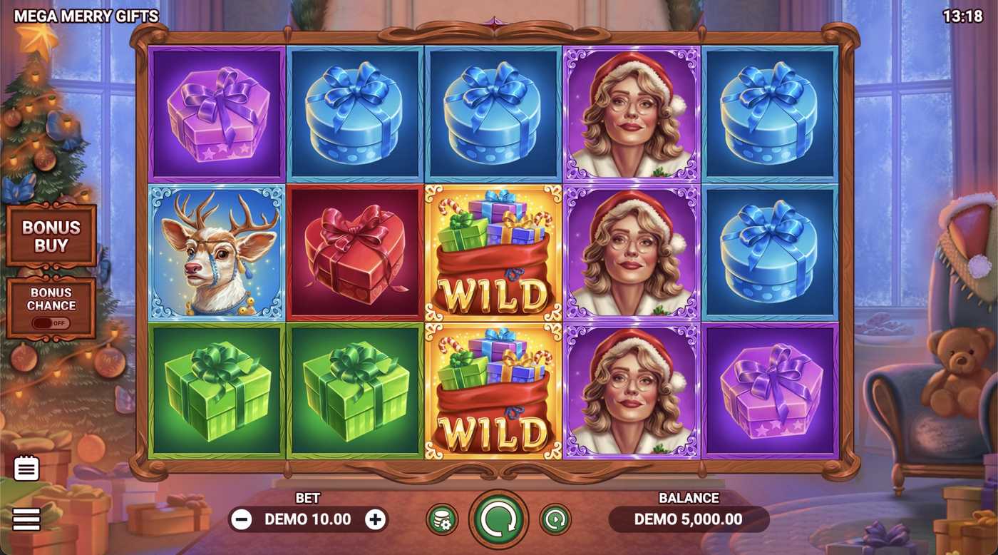 Mega Merry Gifts: image of main menu