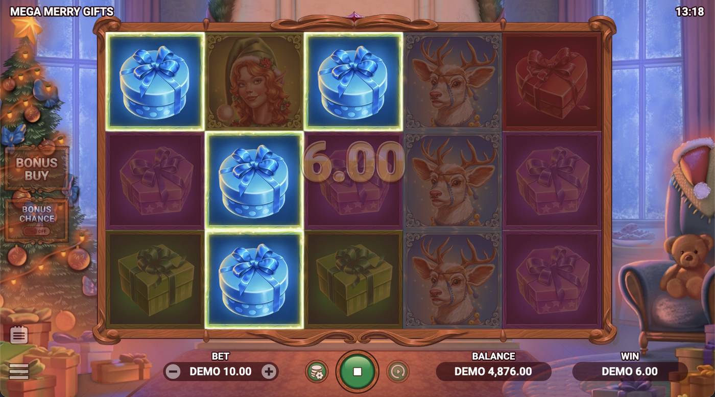 Mega Merry Gifts: image of winning