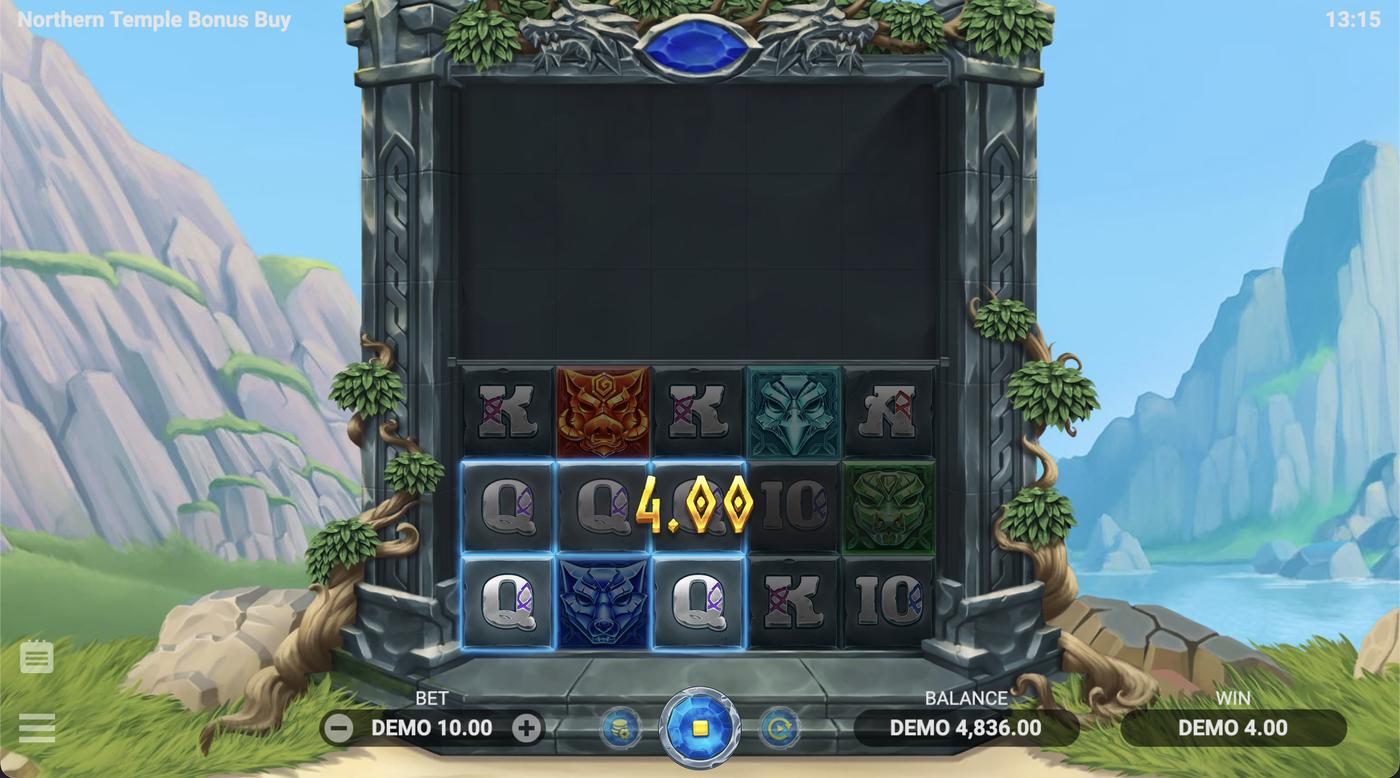 Northern Temple Bonus Buy: image of winning
