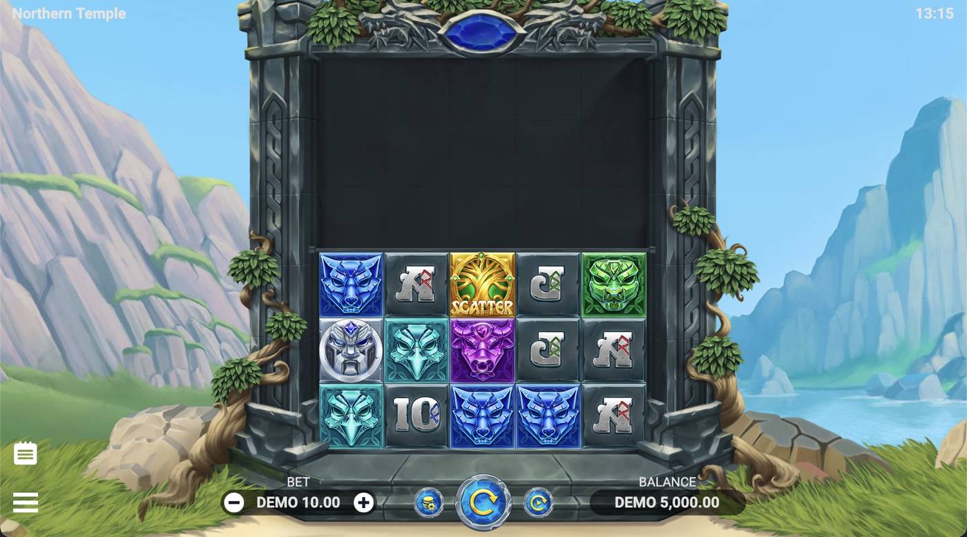 Northern Temple: image of main menu