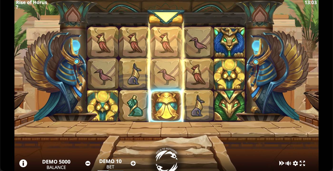 Rise of Horus: image of main menu