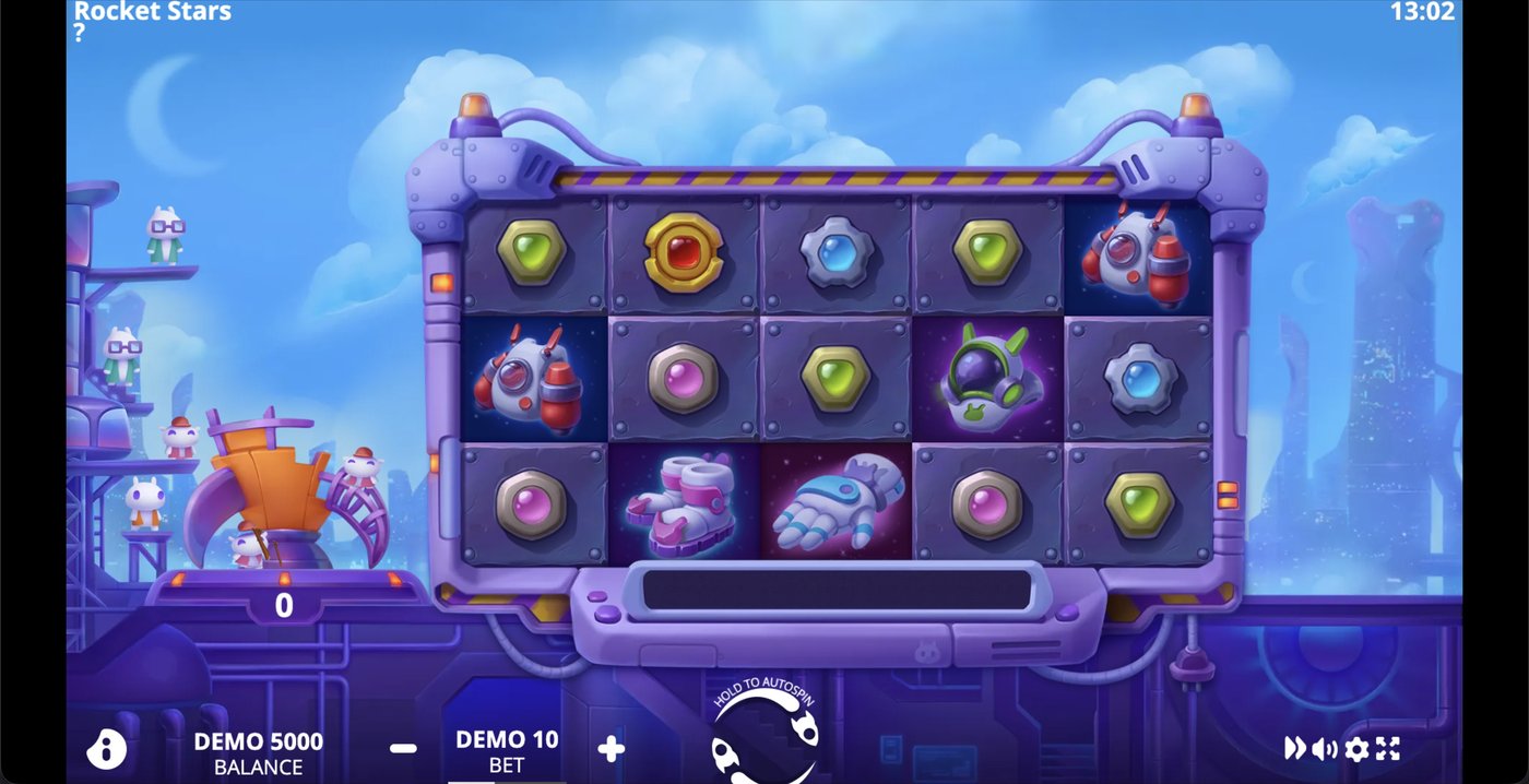 Rocket Stars: image of main menu