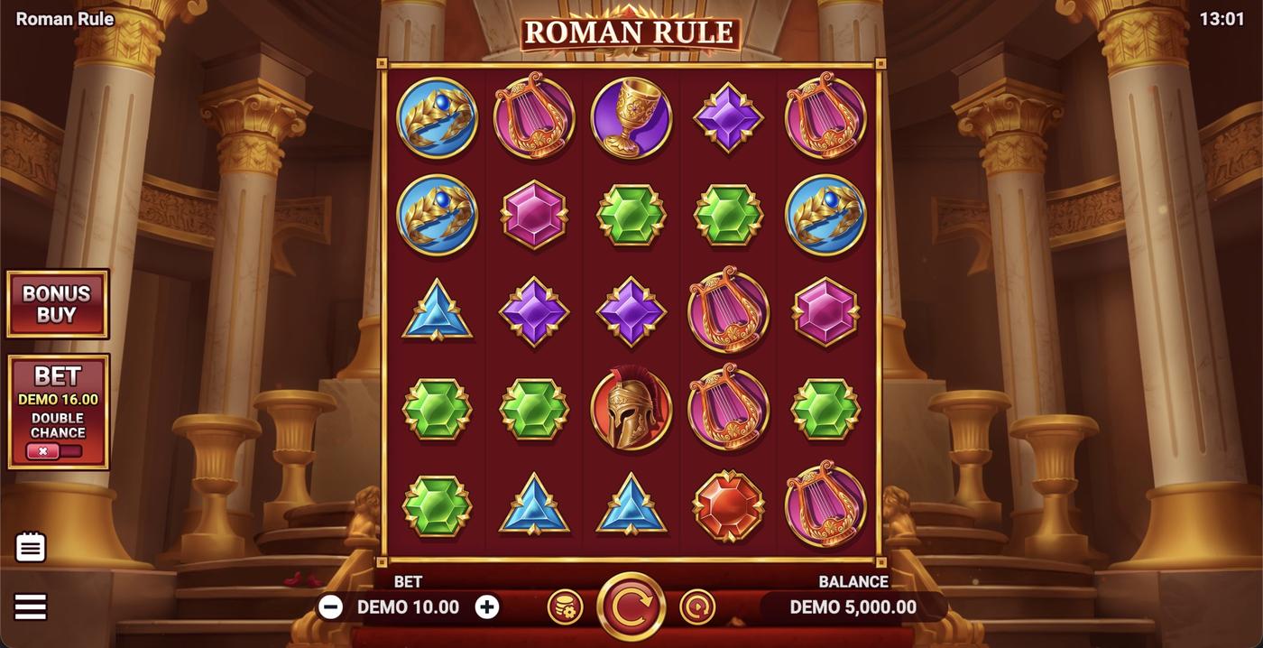 Roman Rule: image of main menu