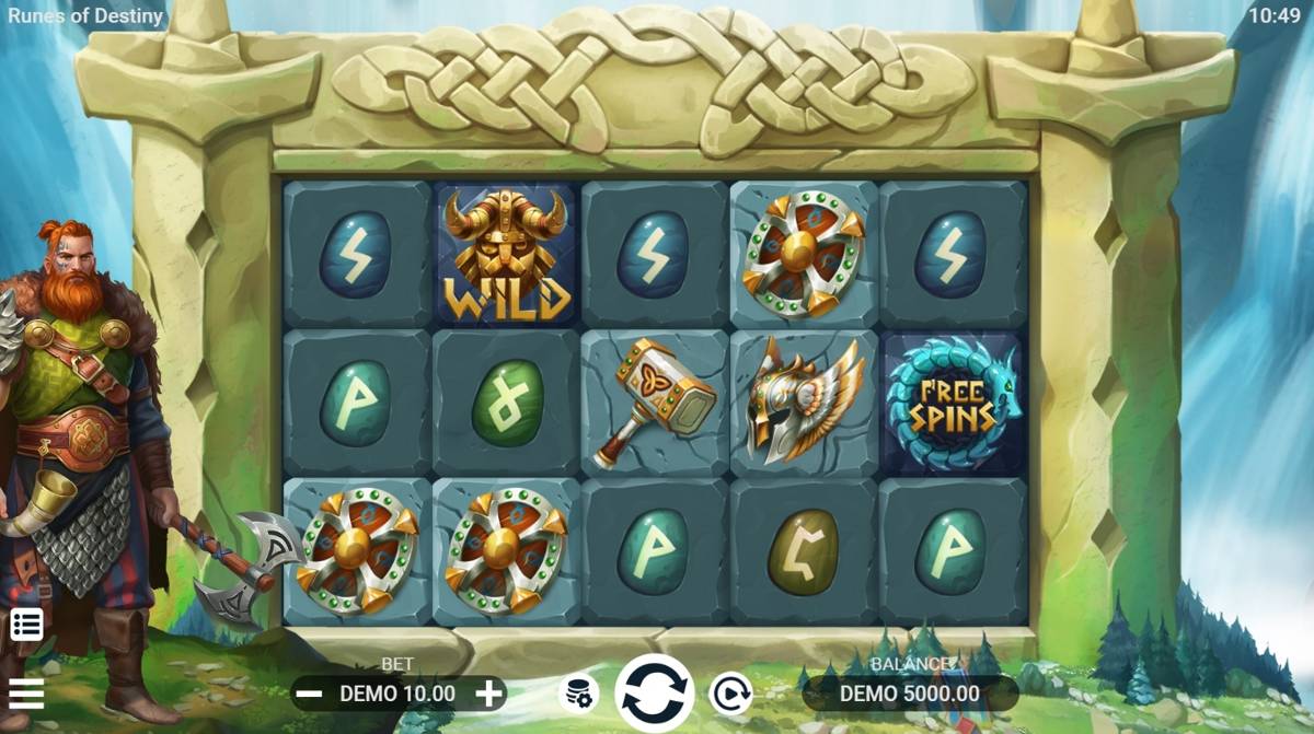 Runes of Destiny: image of main menu