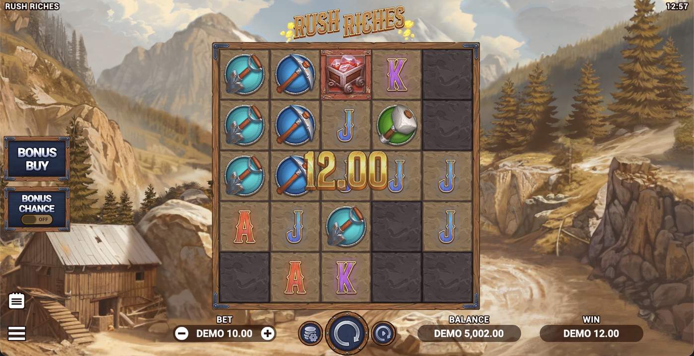 Rush Riches: image of winning