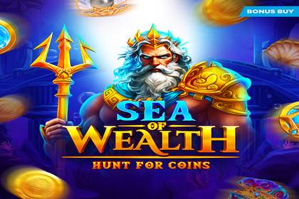 Sea of Wealth: Hunt for Coins Online Slot Logo