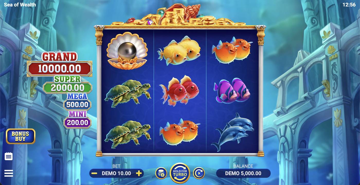 Sea of Wealth: image of main menu
