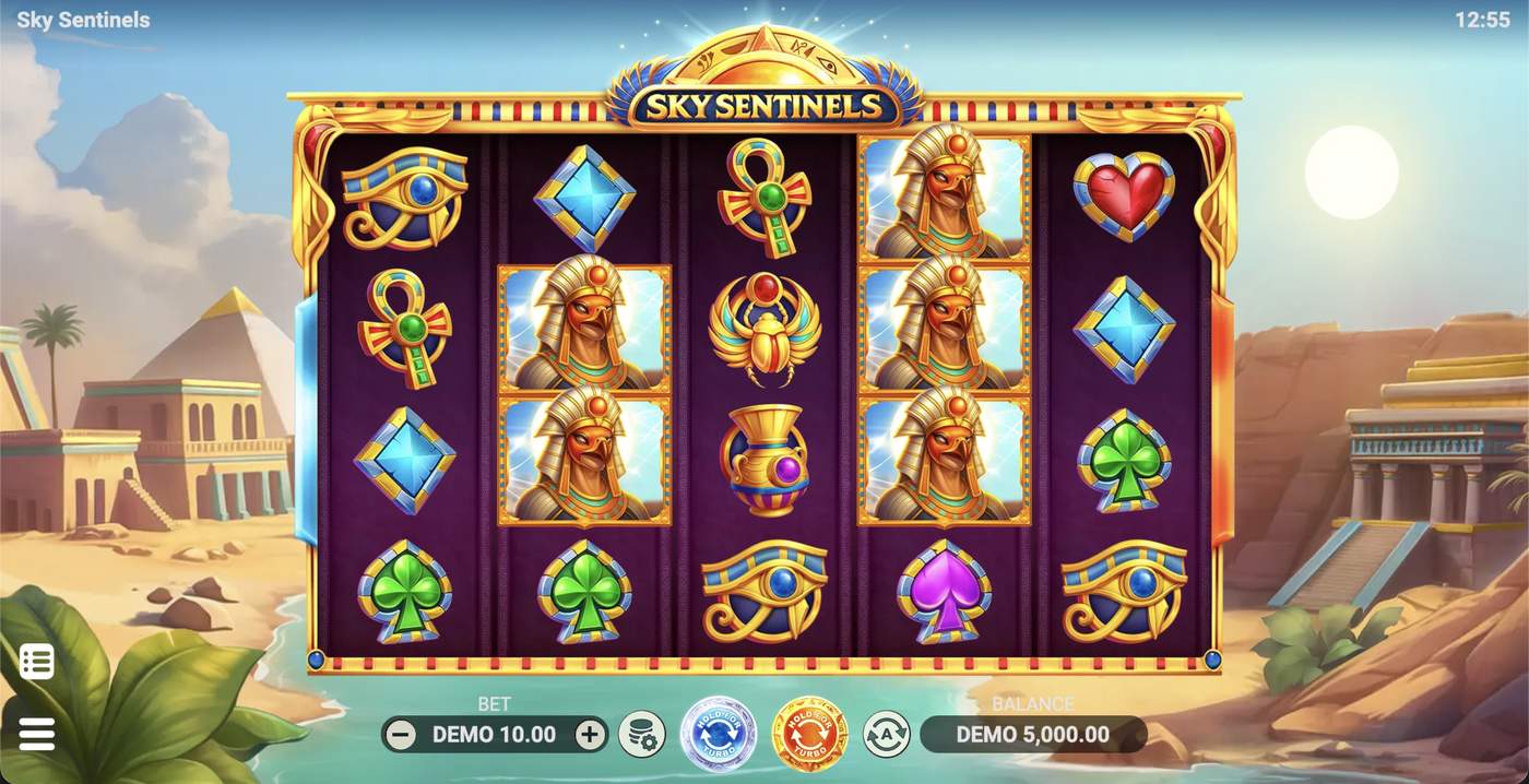 Sky Sentinels: image of main menu