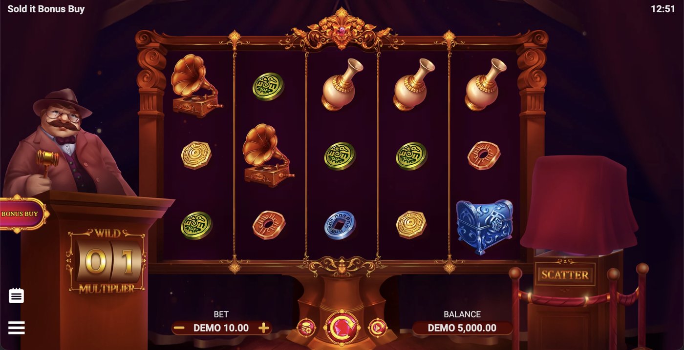 Sold It Bonus Buy: image of main menu