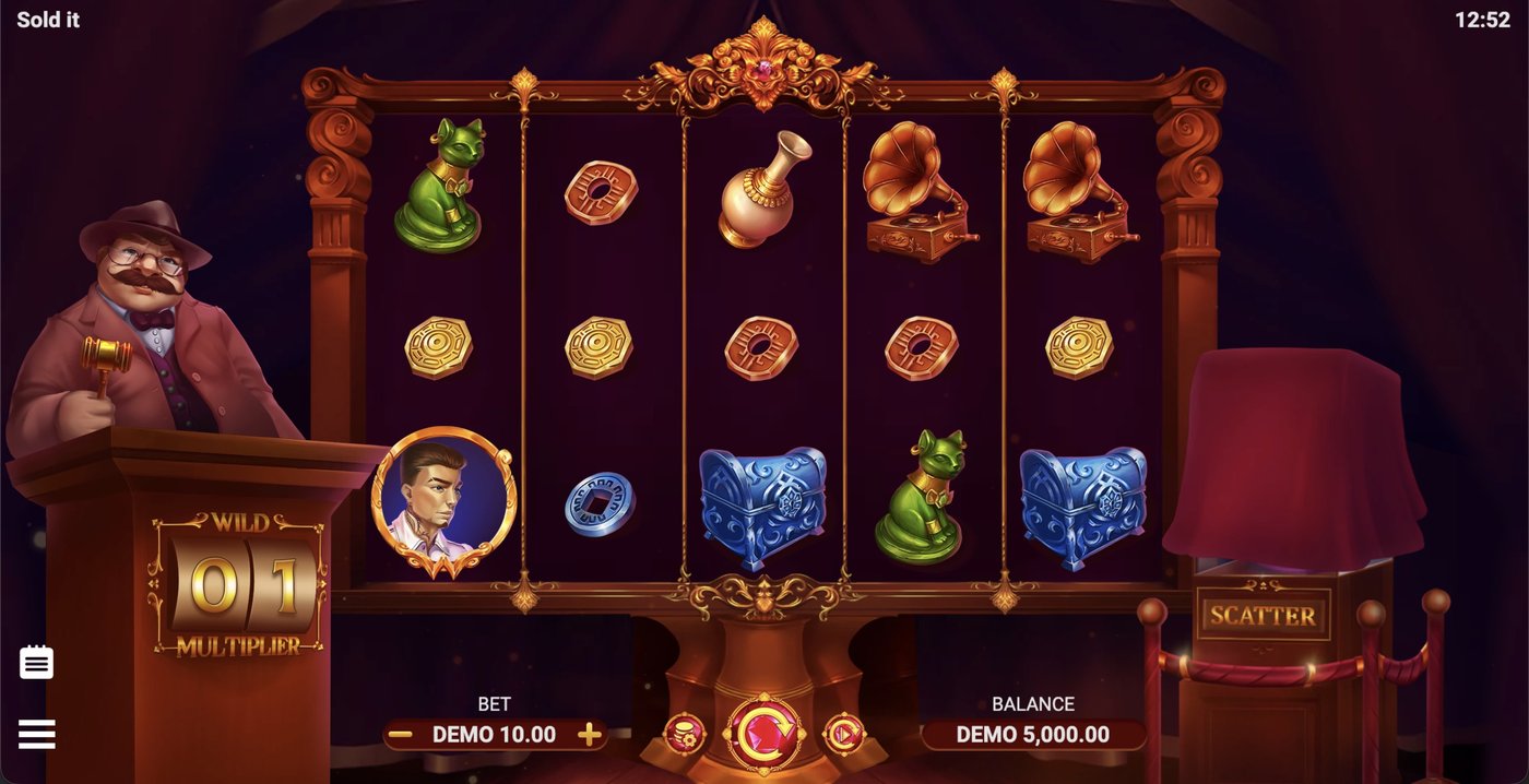 Sold It: image of main menu