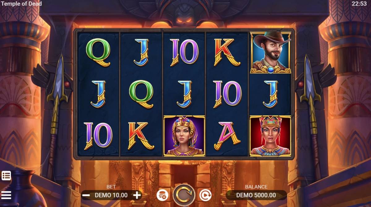 Temple of Dead: image of main menu