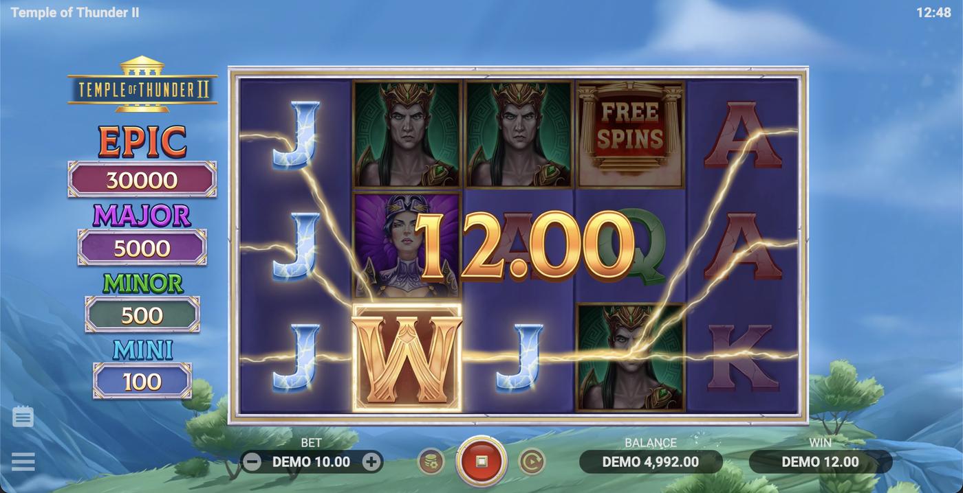 Temple of Thunder II: image of winning