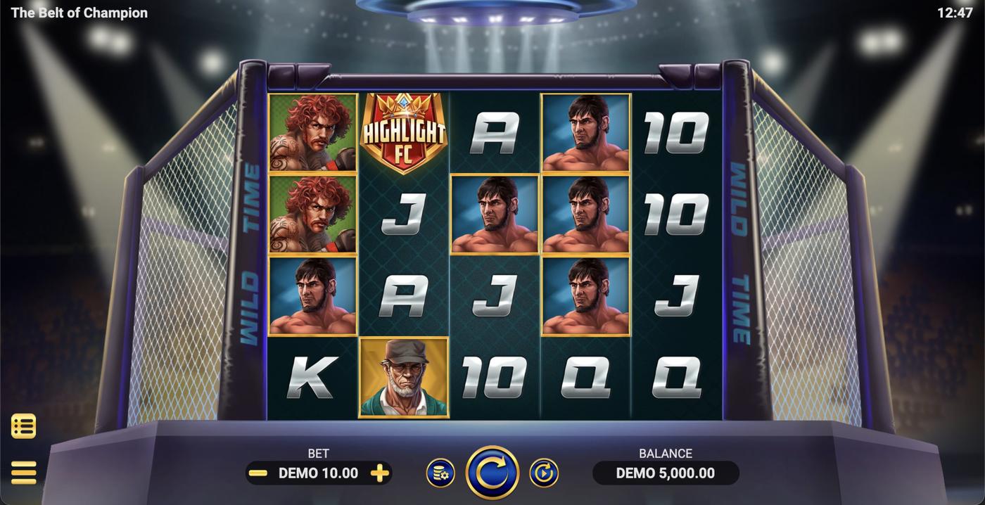 The Belt of Champion: image of main menu