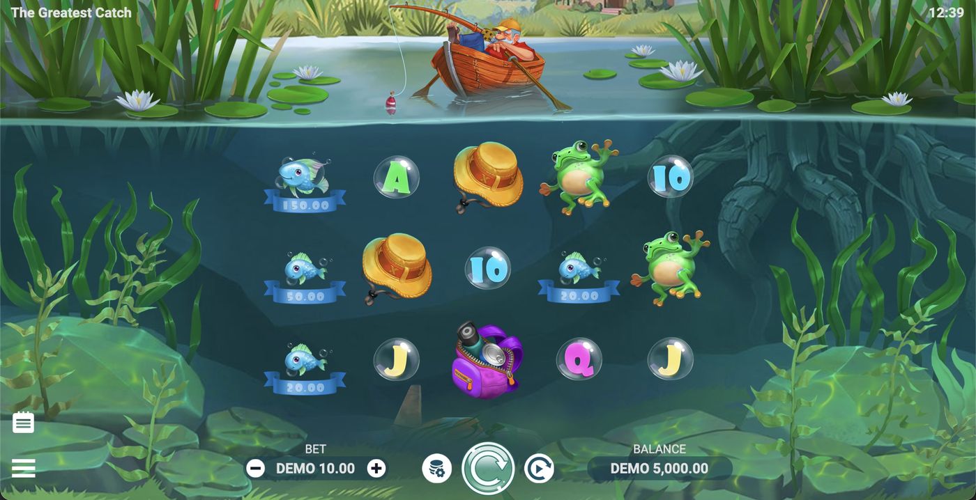 The Greatest Catch: image of main menu