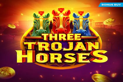 Three Trojan Horses Online Slot Logo