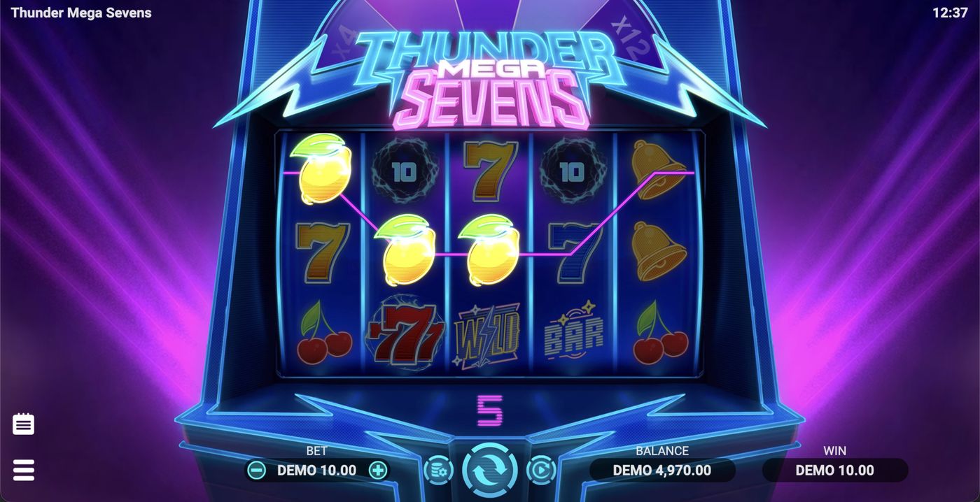 Thunder Mega Sevens: image of winning