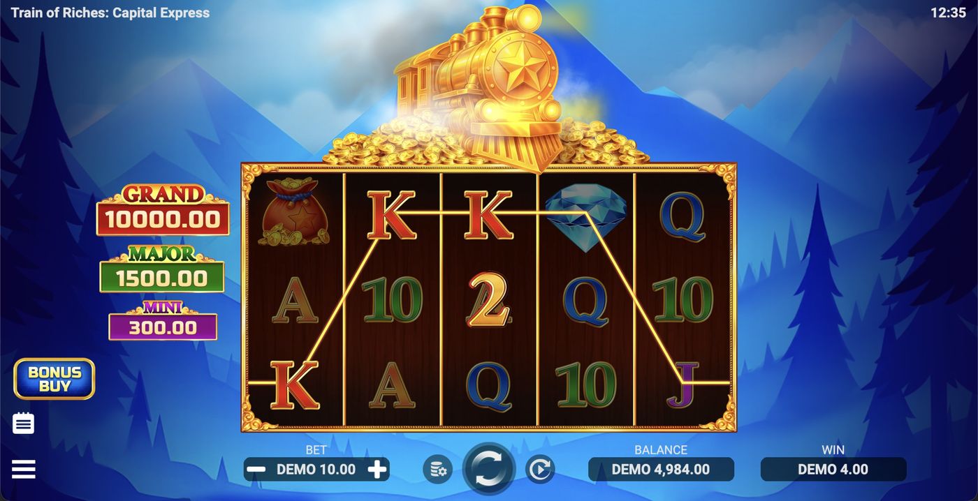 Train of Riches: Capital Express: image of winning