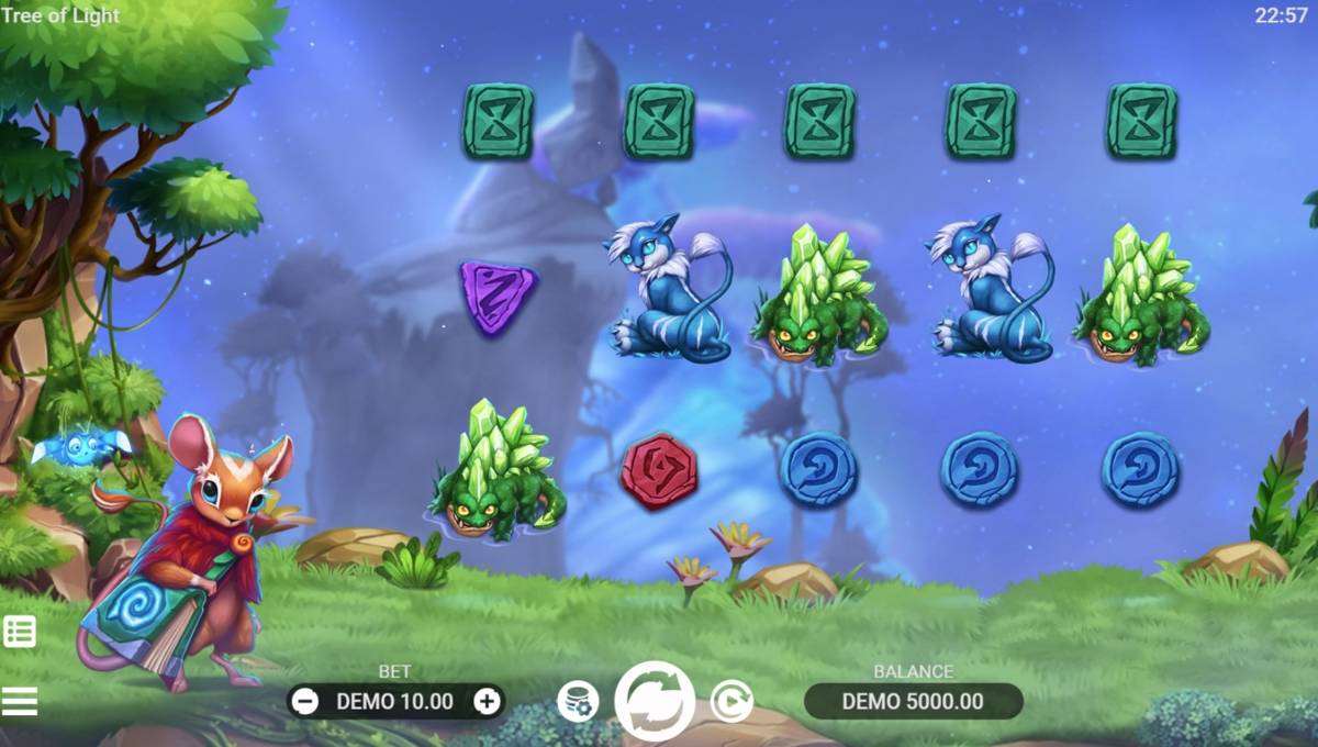 Tree of Light: image of main menu