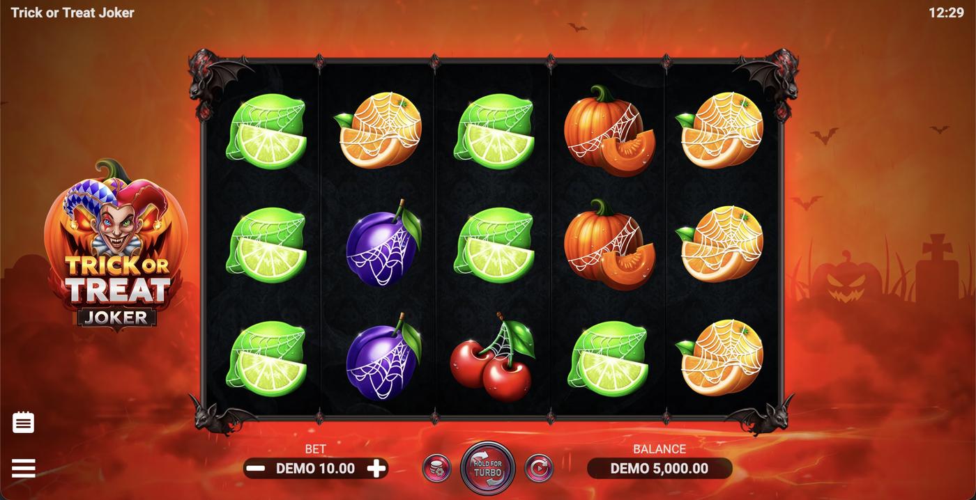 Trick or Treat Joker: image of main menu