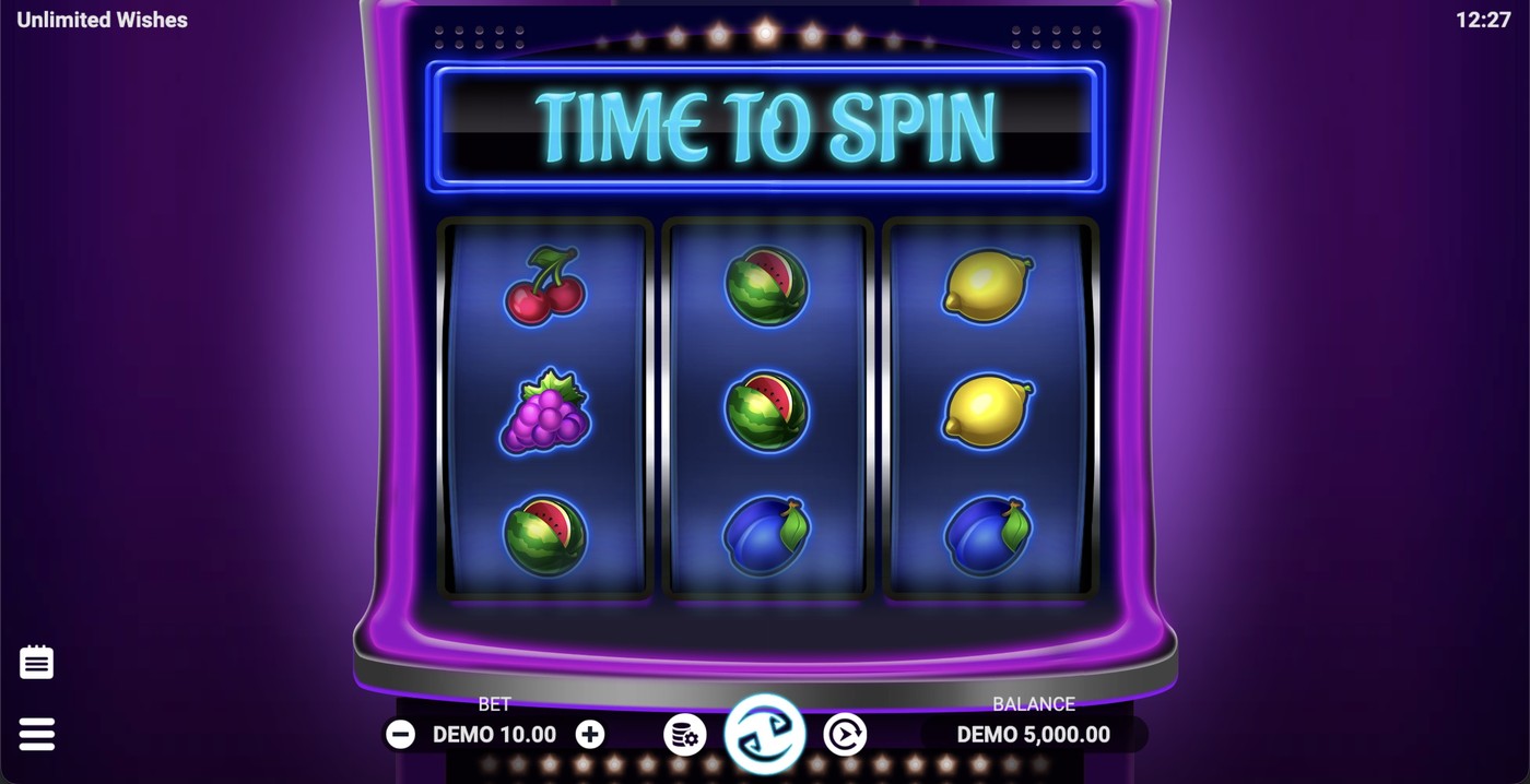 Unlimited Wishes: image of main menu