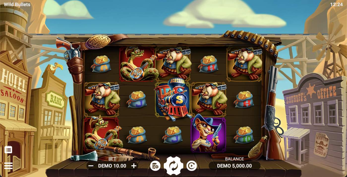 Wild Bullets: image of main menu