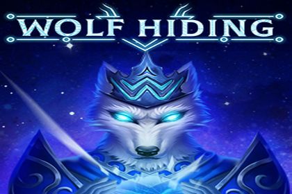 Wolf Hiding Online Slot Logo
