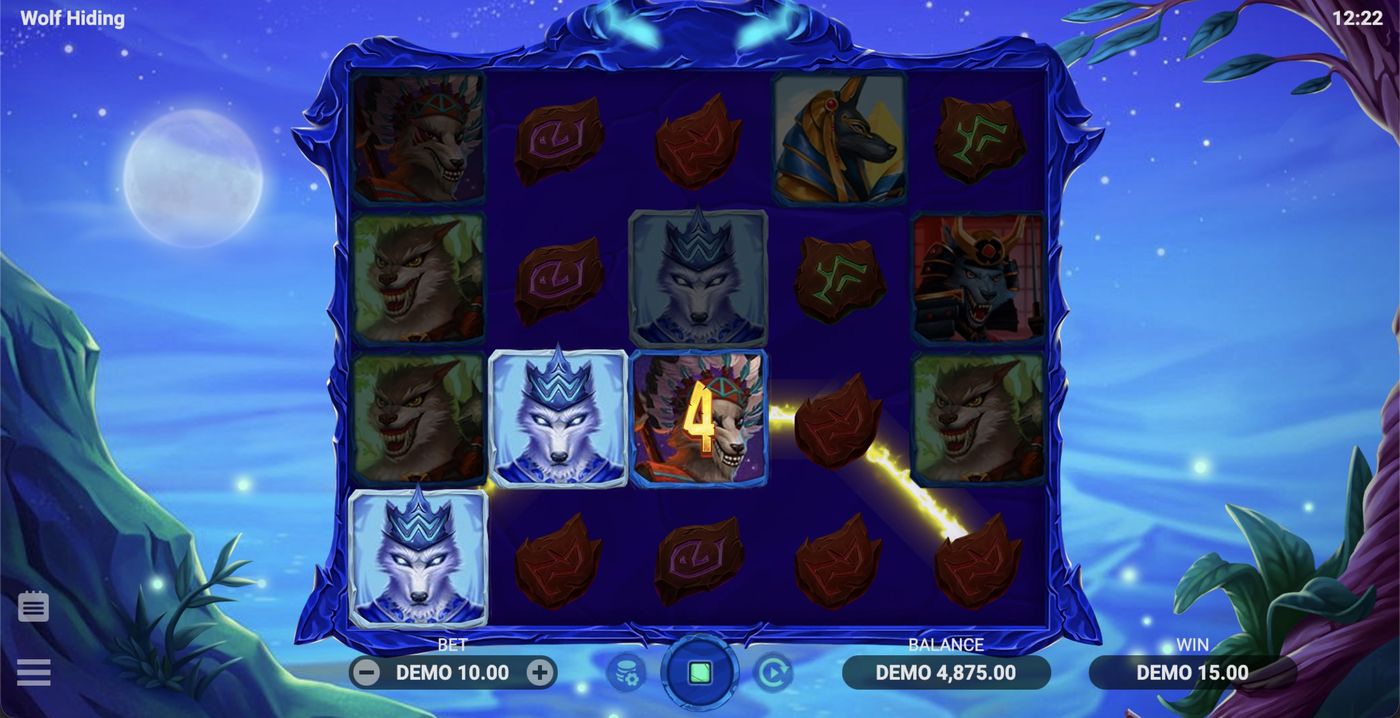 Wolf Hiding: image of winning