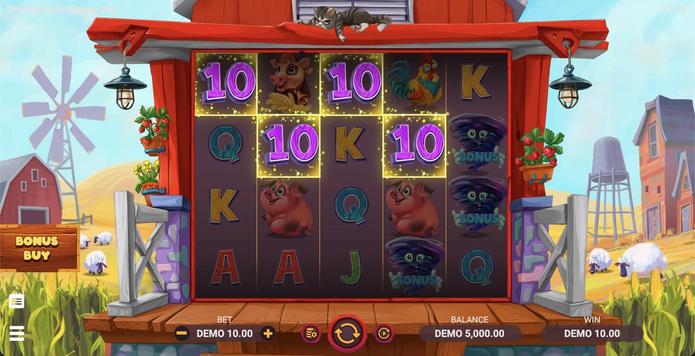 Wonder Farm Bonus Buy: image of winning
