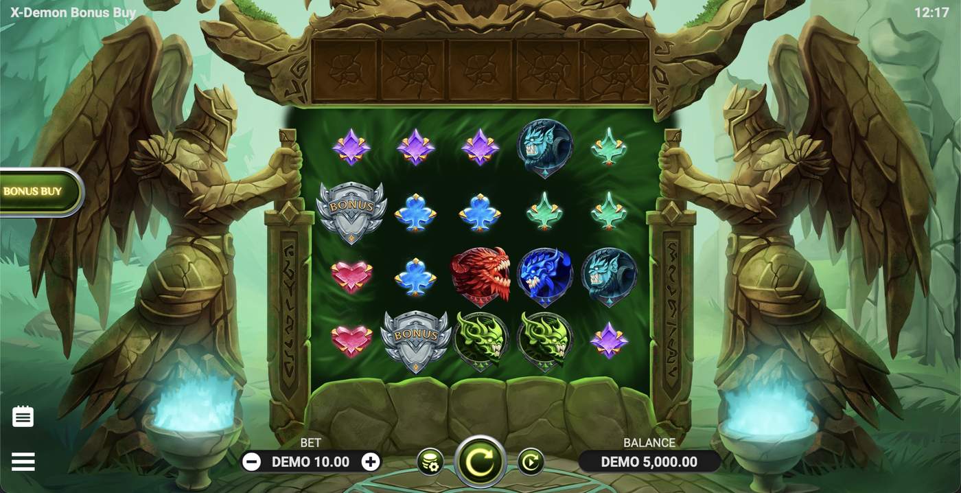 X-Demon Bonus Buy: image of main menu