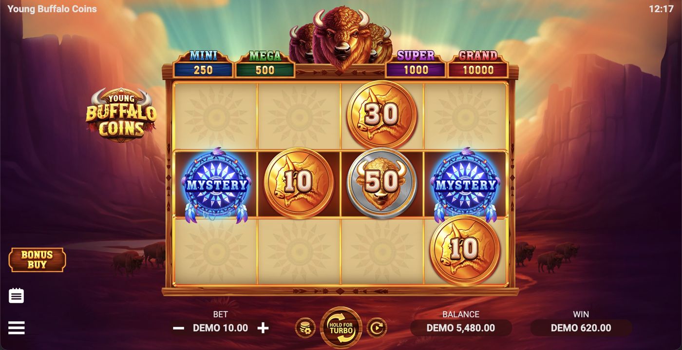 Young Buffalo Coins: image of winning