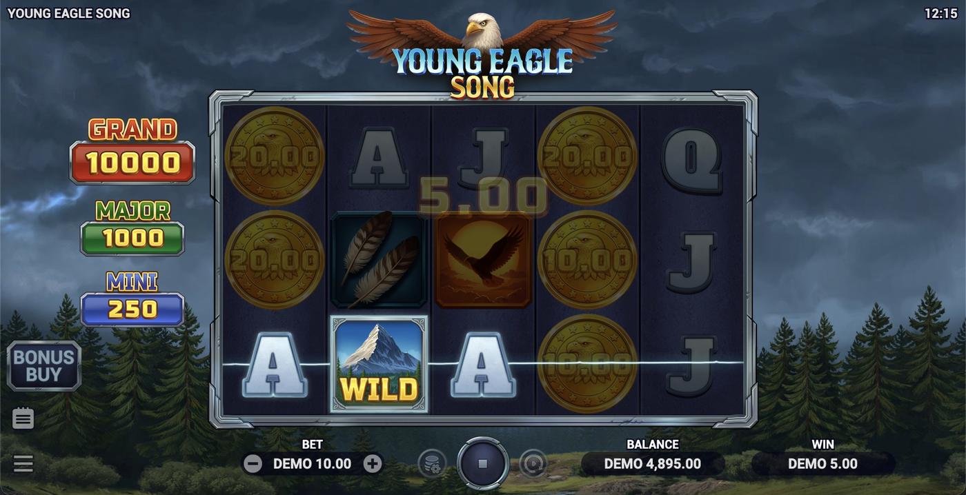Young Eagle Song: image of winning
